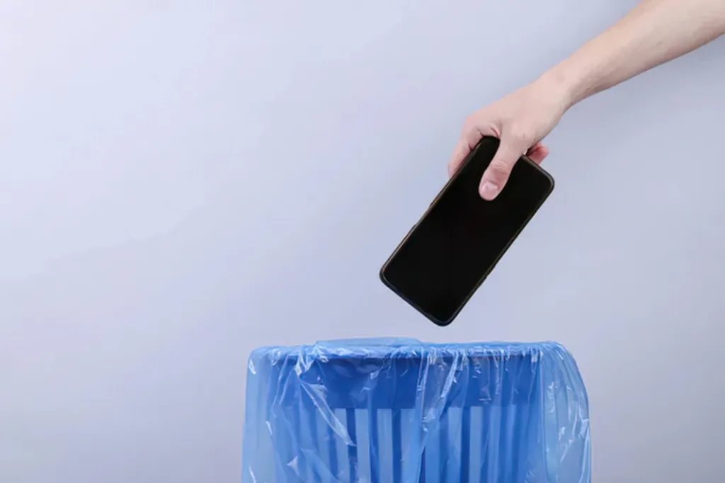 スマフォの廃棄のイメージ